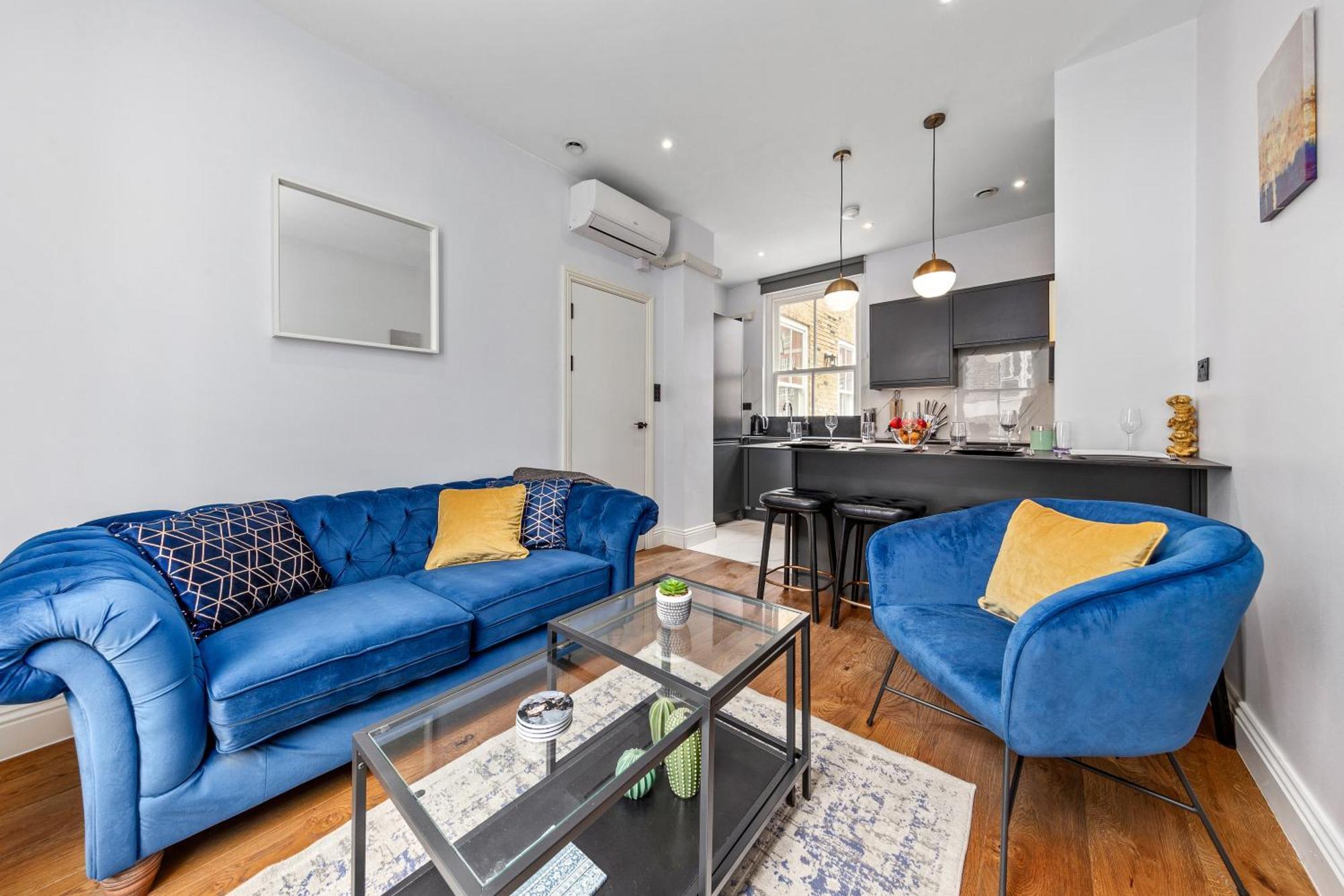 Stylish 2 Bedroom Apartment In Westminster Sleeps 5 With Ac Лондон Екстериор снимка